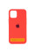 Чехол Silicone Case Full Protective (AA) для Apple iPhone 16 (6.1) - Арбузный / Watermelon red