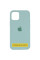 Чехол Silicone Case Full Protective (AA) для Apple iPhone 16 (6.1) - Бирюзовый / Beryl - фото