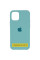 Чохол Silicone Case Full Protective (AA) для Apple iPhone 16 (6.1) - Бірюзовий / Marine Green - фото