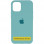 Чехол Silicone Case Full Protective (AA) для Apple iPhone 16 (6.1) - Бирюзовый / Marine Green