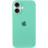 Чехол Silicone Case Full Protective (AA) для Apple iPhone 16 (6.1) - Бирюзовый / Marine Green