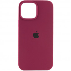 Чехол Silicone Case Full Protective (AA) для Apple iPhone 16 (6.1) - Бордовый / Maroon