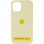 Чохол Silicone Case Full Protective (AA) для Apple iPhone 16 (6.1) - Жовтий / Mellow Yellow