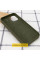 Чехол Silicone Case Full Protective (AA) для Apple iPhone 16 (6.1) - Зеленый / Dark Olive - фото