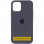 Чохол Silicone Case Full Protective (AA) для Apple iPhone 16 (6.1) - Сірий / Dark Gray