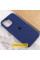 Чехол Silicone Case Full Protective (AA) для Apple iPhone 16 (6.1) - Синий / Deep navy - фото