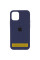 Чехол Silicone Case Full Protective (AA) для Apple iPhone 16 (6.1) - Темно-синий / Midnight blue - фото