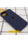 Чехол Silicone Case Full Protective (AA) для Apple iPhone 16 (6.1) - Темно-синий / Midnight blue - фото