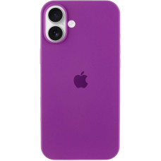 Чехол Silicone Case Full Protective (AA) для Apple iPhone 16 (6.1) - Фиолетовый / Grape