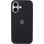 Чехол Silicone Case Full Protective (AA) для Apple iPhone 16 (6.1) - Черный / Black