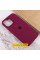 Чохол Silicone Case Full Protective (AA) для Apple iPhone 16 Pro (6.3) - Бордовий / Maroon - фото