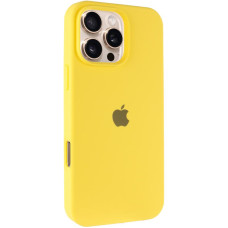 Чохол Silicone Case Full Protective (AA) для Apple iPhone 16 Pro (6.3) - Жовтий / Yellow