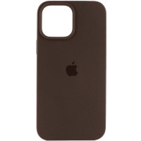 Чехол Silicone Case Full Protective (AA) для Apple iPhone 16 Pro (6.3) - Темно-коричневый / Umber