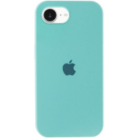 Чехол Silicone Case Full Protective (AA) для Apple iPhone 16e (6.1) - Бирюзовый / Marine Green