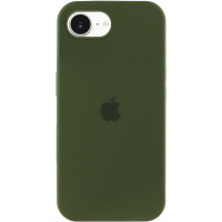 Чохол Silicone Case Full Protective (AA) для Apple iPhone 16e (6.1) - Зелений / Dark Olive