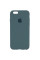 Чохол Silicone Case Full Protective (AA) для Apple iPhone 6/6s (4.7) - Зелений / Pine green - фото