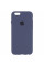 Чехол Silicone Case Full Protective (AA) для Apple iPhone 6/6s (4.7) - Темный Синий / Midnight Blue - фото