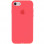 Чохол Silicone Case Full Protective (AA) для Apple iPhone 6/6s (4.7) - Кавуновий / Watermelon red