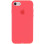 Чехол Silicone Case Full Protective (AA) для Apple iPhone 6/6s (4.7) - Арбузный / Watermelon red