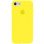 Чехол Silicone Case Full Protective (AA) для Apple iPhone 6/6s (4.7) - Желтый / Neon Yellow