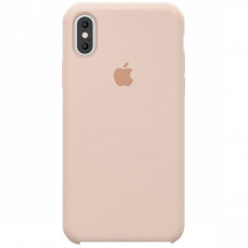 Чохол Silicone Case (AA) для Apple iPhone X (5.8) / XS (5.8) - Рожевий / Pink Sand