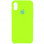 Чохол Silicone Case (AA) для Apple iPhone XS Max (6.5) - Салатовий / Neon Green