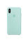 Чохол Silicone Case (AA) для Apple iPhone XS Max (6.5) - Бірюзовий / Marine Green - фото