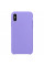 Чехол Silicone Case without Logo (AA) для Apple iPhone XS Max (6.5) - Сиреневый / Dasheen - фото