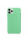 Чохол Silicone Case without Logo (AA) для Apple iPhone 11 Pro (5.8) - Зелений / Spearmint - фото