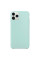 Чехол Silicone Case without Logo (AA) для Apple iPhone 11 Pro Max (6.5) - Голубой / Marine Green