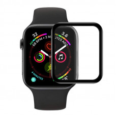 Полимерная пленка 3D (full glue) (тех.пак) для Apple Watch 38mm - Черный