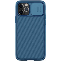 Карбоновая накладка Nillkin CamShield Pro для Apple iPhone 13 Pro Max (6.7) - Blue