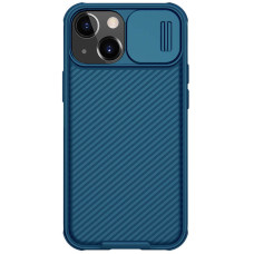 Карбоновая накладка Nillkin CamShield Pro для Apple iPhone 13 / 14 (6.1) - Blue