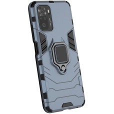 Ударостійкий чохол Transformer Ring for Magnet для Xiaomi Redmi Note 10 / Note 10s - Сірий / Metal slate