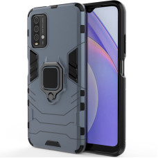 Ударостійкий чохол Transformer Ring for Magnet для Xiaomi Redmi Note 9 4G / Redmi 9 Power / Redmi 9T - Сірий / Metal slate