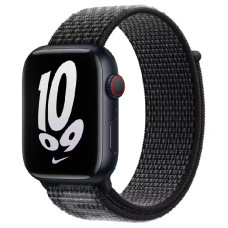 Ремешок Nylon для Apple Watch 38/40/41/42mm(ser.10) - Black / Summit White