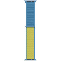 Ремінець Nylon для Apple Watch 42(ser.1-3)/44/45/46/49mm - Blue / Yellow