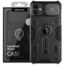 TPU+PC чохол Nillkin CamShield Armor (шторка на камеру) для Apple iPhone 11 (6.1) - Чорний