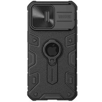 Чехол Nillkin CamShield Armor (шторка на камеру) для Apple iPhone 15 Pro Max (6.7) - Черный