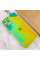 Чохол TPU+Glass Impasto abstract для Apple iPhone 11 Pro Max (6.5) - Yellow green - фото