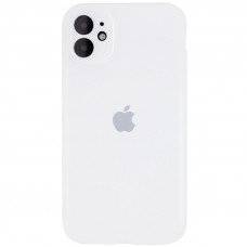 Чехол Silicone Case Full Camera Protective (AA) для Apple iPhone 12 (6.1) - Белый / White