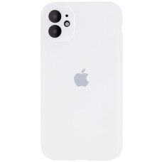 Чохол Silicone Case Full Camera Protective (AA) для Apple iPhone 12 (6.1) - Білий / White