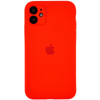 Чохол Silicone Case Full Camera Protective (AA) для Apple iPhone 12 (6.1) - Червоний / Red