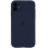 Чехол Silicone Case Full Camera Protective (AA) для Apple iPhone 12 (6.1) - Темно-синий / Midnight blue