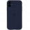 Чехол Silicone Case Full Camera Protective (AA) для Apple iPhone 12 (6.1) - Темно-синий / Midnight blue