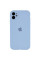 Чохол Silicone Case Full Camera Protective (AA) для Apple iPhone 12 (6.1) - Блакитний / Lilac Blue - фото