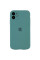 Чохол Silicone Case Full Camera Protective (AA) для Apple iPhone 12 (6.1) - Зелений / Pine green - фото