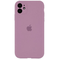 Чехол Silicone Case Full Camera Protective (AA) для Apple iPhone 12 (6.1) - Лиловый / Lilac Pride