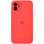 Чохол Silicone Case Full Camera Protective (AA) для Apple iPhone 12 (6.1) - Помаранчевий / Pink citrus