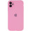 Чохол Silicone Case Full Camera Protective (AA) для Apple iPhone 12 (6.1) - Рожевий / Light pink